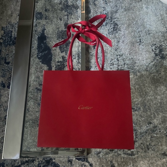 Cartier Accessories - Cartier gift bag and ribbon